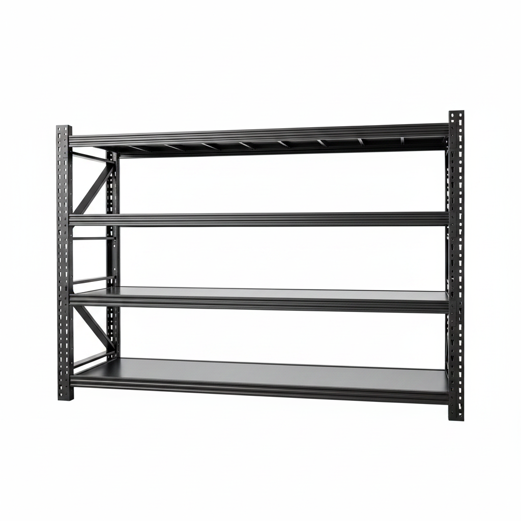 5 Sets Garage Storage Shelves,73"H*48"W*22.4"D Heavy Duty 4-Tier Metal Shelving Unit with Adjustable Shelves Industrial Garage Shelving for Garage Organization & Warehouse Storage